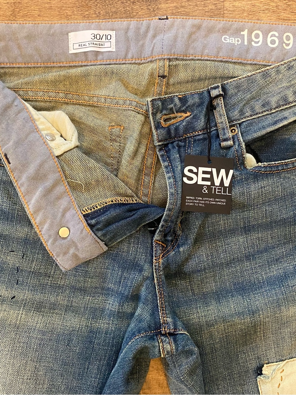 Vintage Gap 1969 Women’s Real Straight Jeans - Sew & Tell